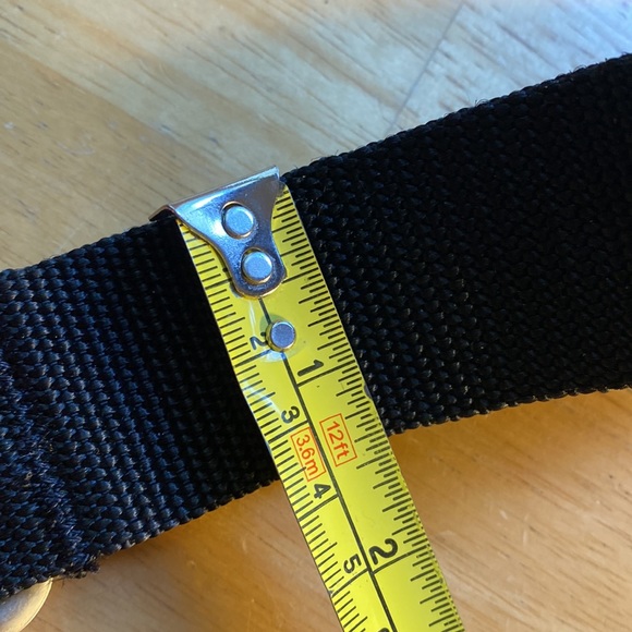 Pathfinder 32-46” black silver canvas strap in good condition #bl9 - Picture 8 of 9